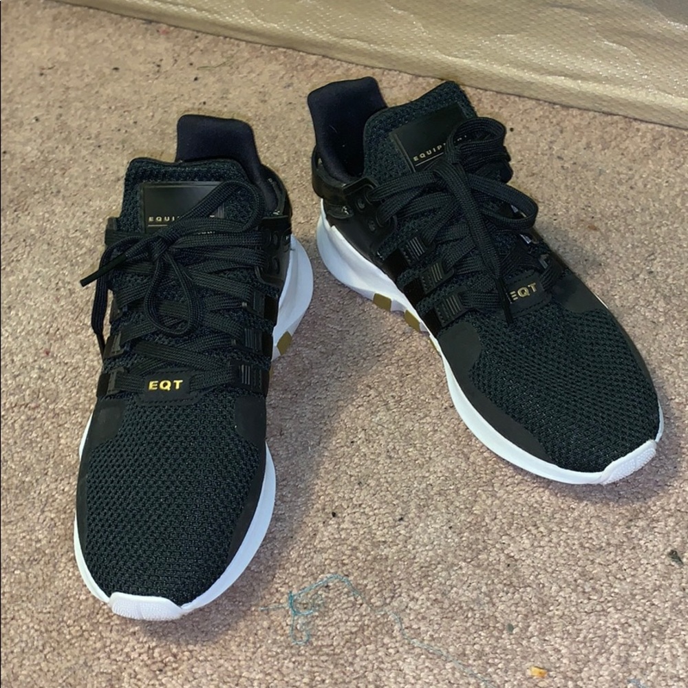 black adidas EQT